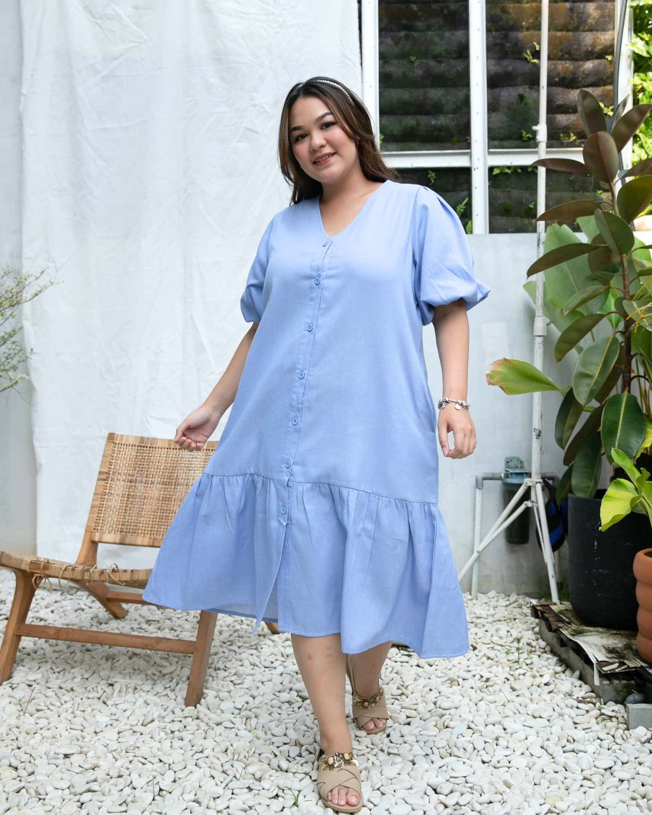 [Ms Daisy x Jourimanzky] Sunshine Puff Sleeve Dress