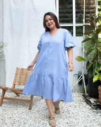 [Ms Daisy x Jourimanzky] Sunshine Puff Sleeve Dress