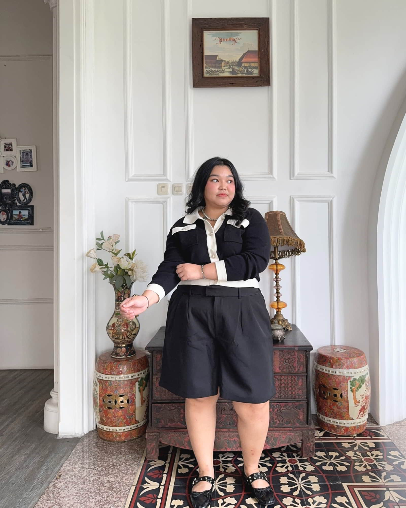 Ms Daisy Lou Midi A Line Shorts