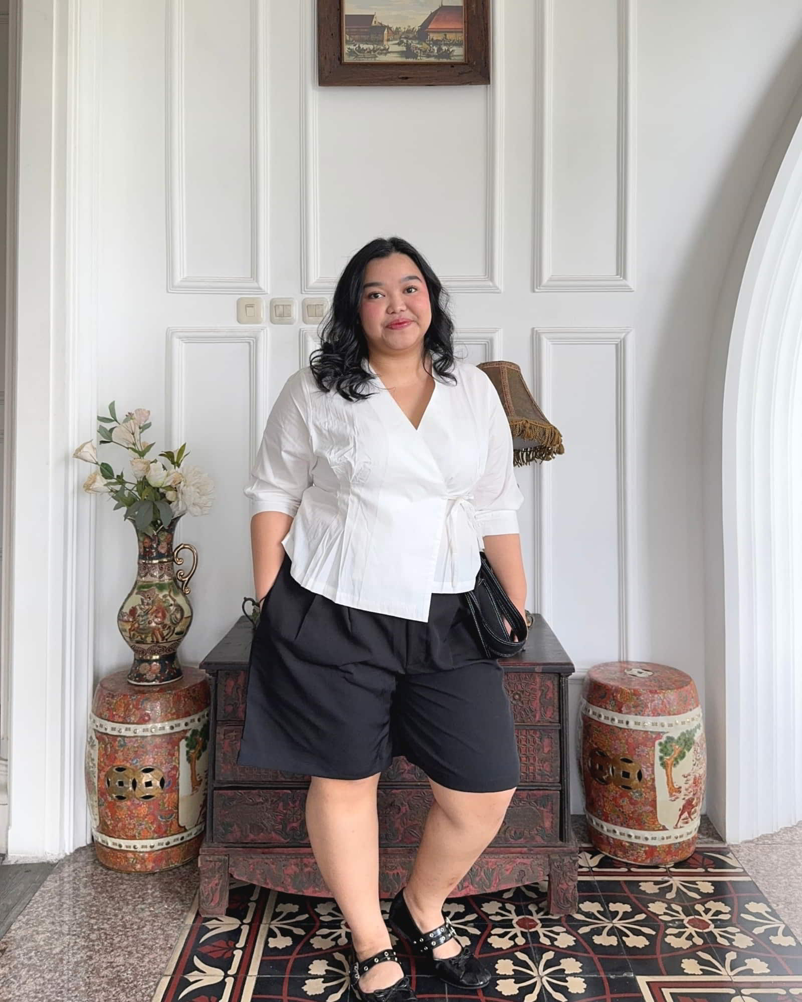 Ms Daisy Lou Midi A Line Shorts