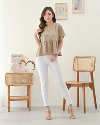 Ms Daisy Fae Baby Doll Crinkle Blouse