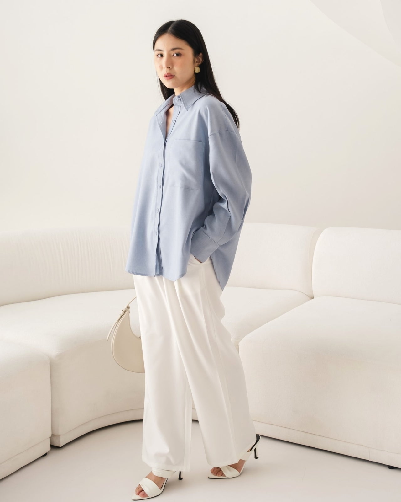 Ms Daisy Camilla Oversized Shirt with Pockets