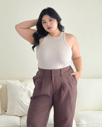 Ms Daisy Butter Rib Tank Top Crop Tank Top / Regular Tank Top