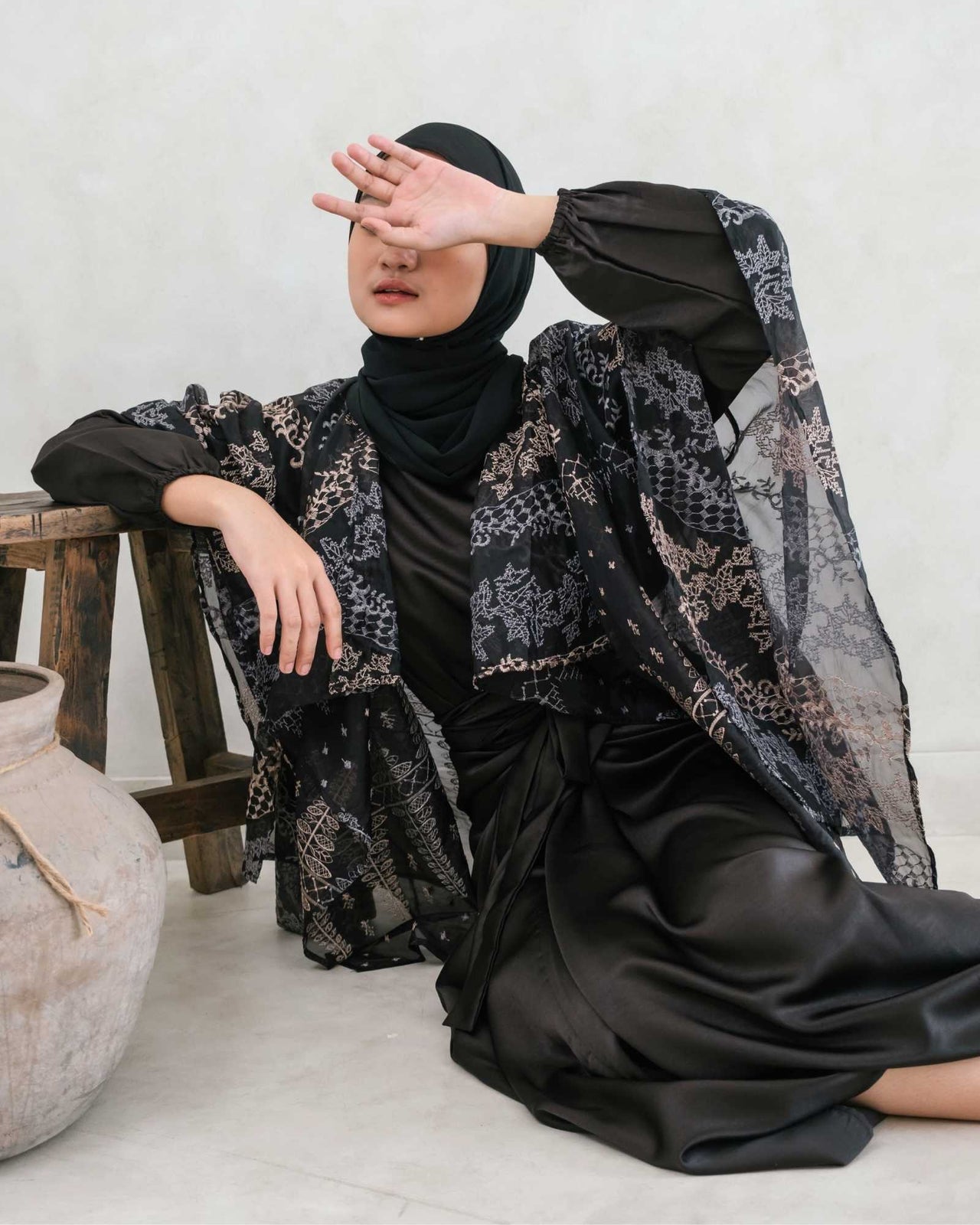 Ms Daisy Zahra Premium Organza Brocade Outer