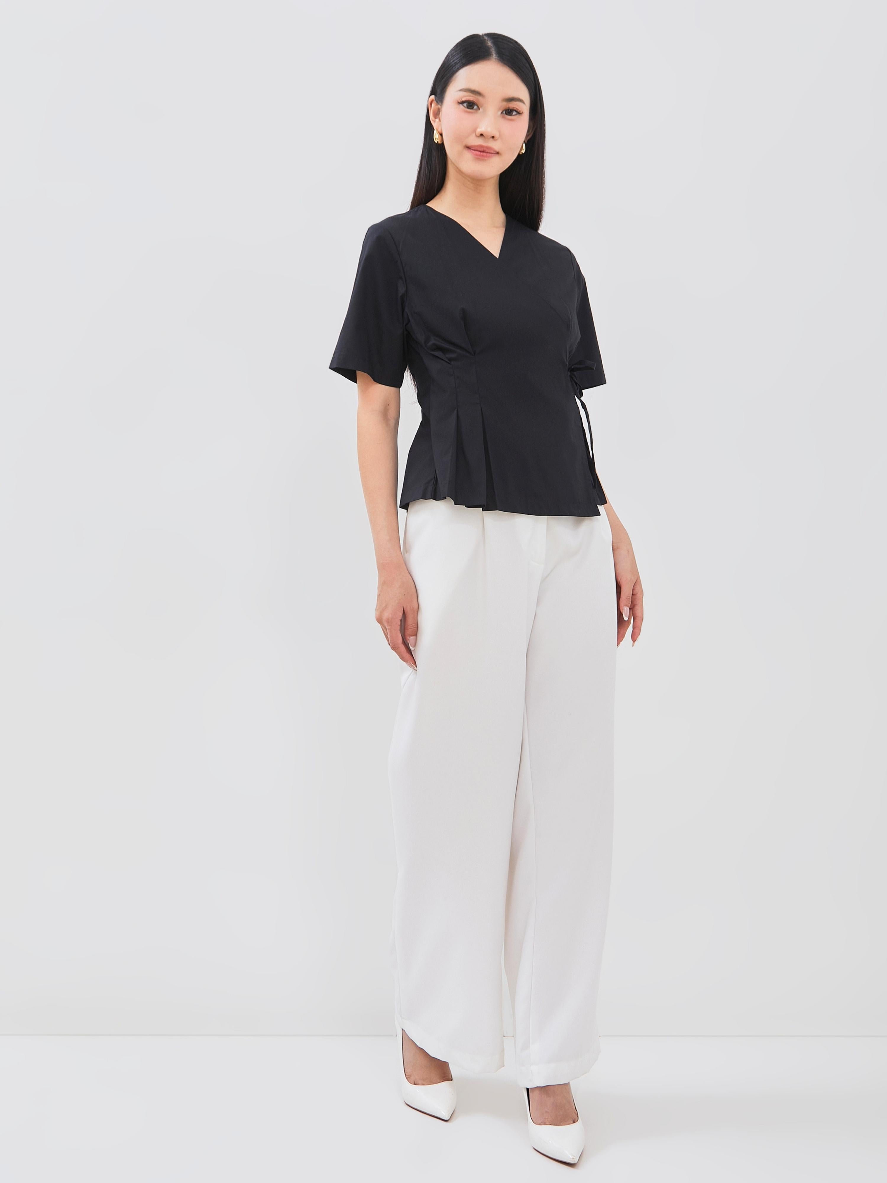 Ms Daisy Adora Kimono-like Tied Top Long Sleeve