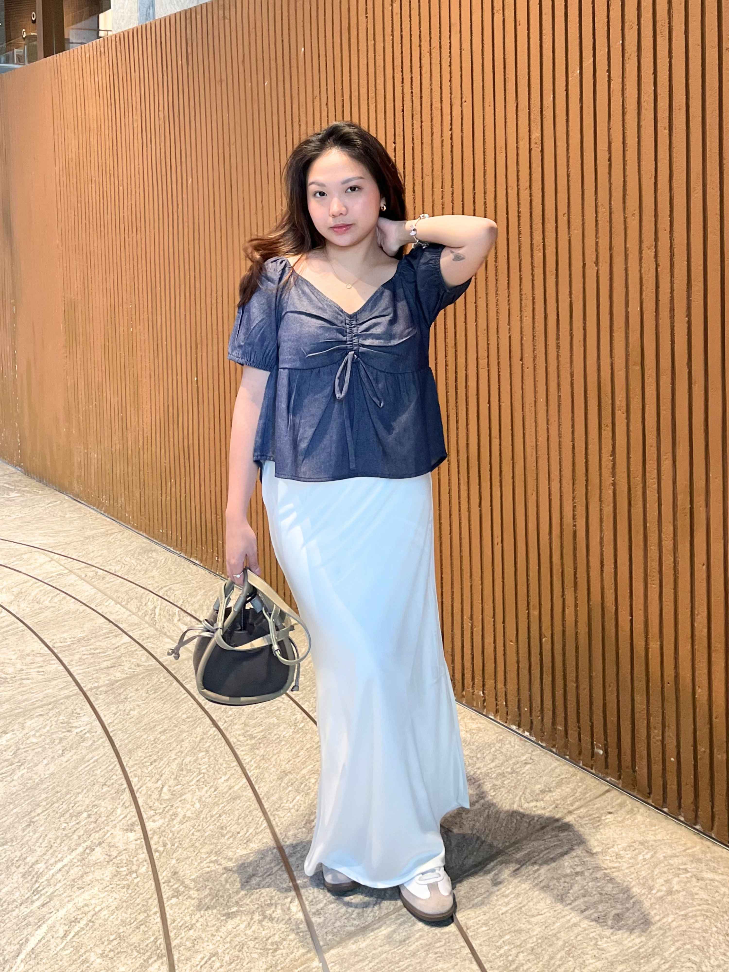 (MINOR DEFECT) Aurora Satin Skirt