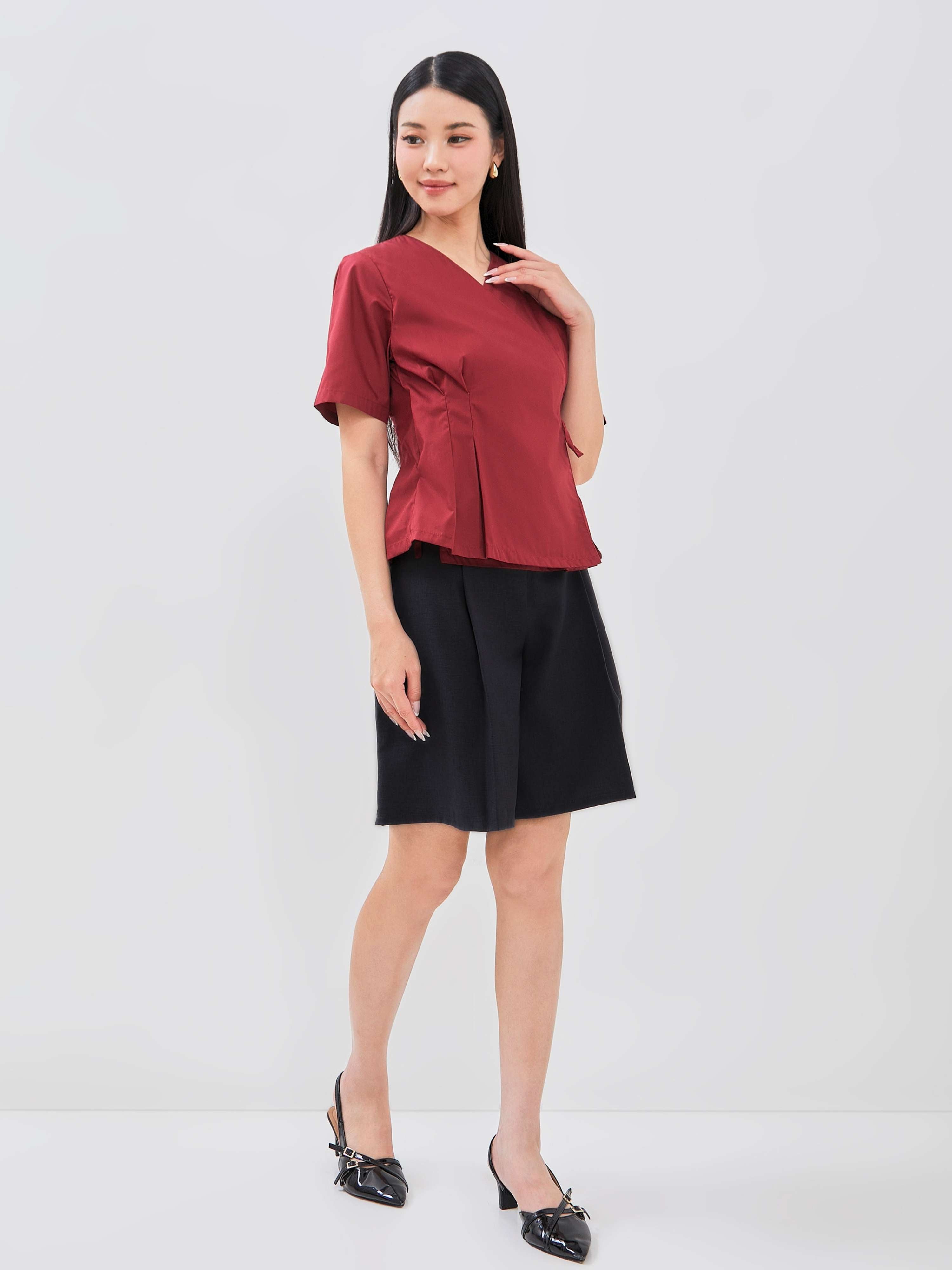 Ms Daisy Adora Kimono-like Tied Top Long Sleeve