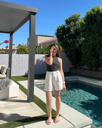 Ms Daisy Butter Rib Tank Top Crop Tank Top / Regular Tank Top