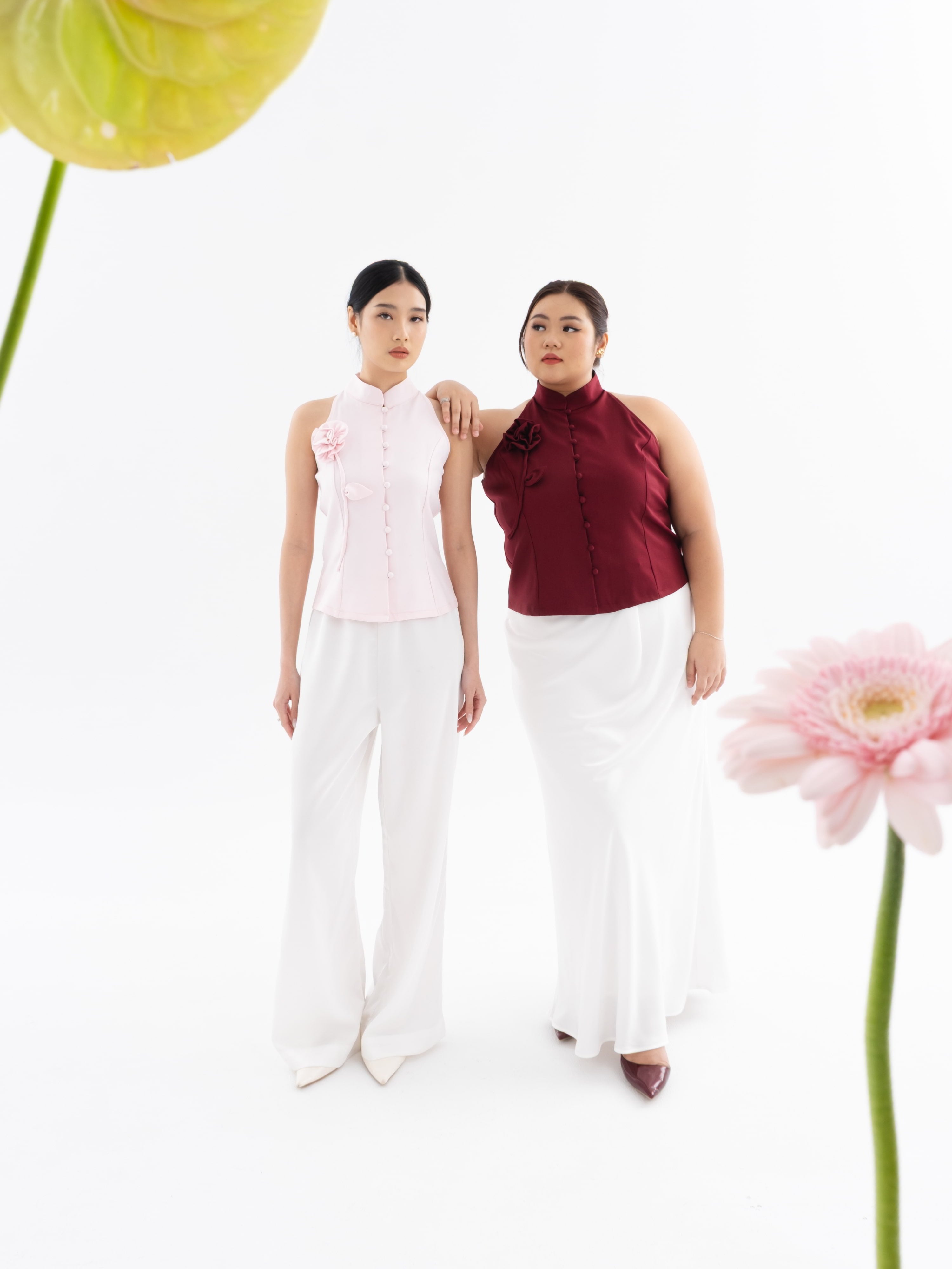 Ms Daisy [Bloom] - Rose Semi-Wool Top