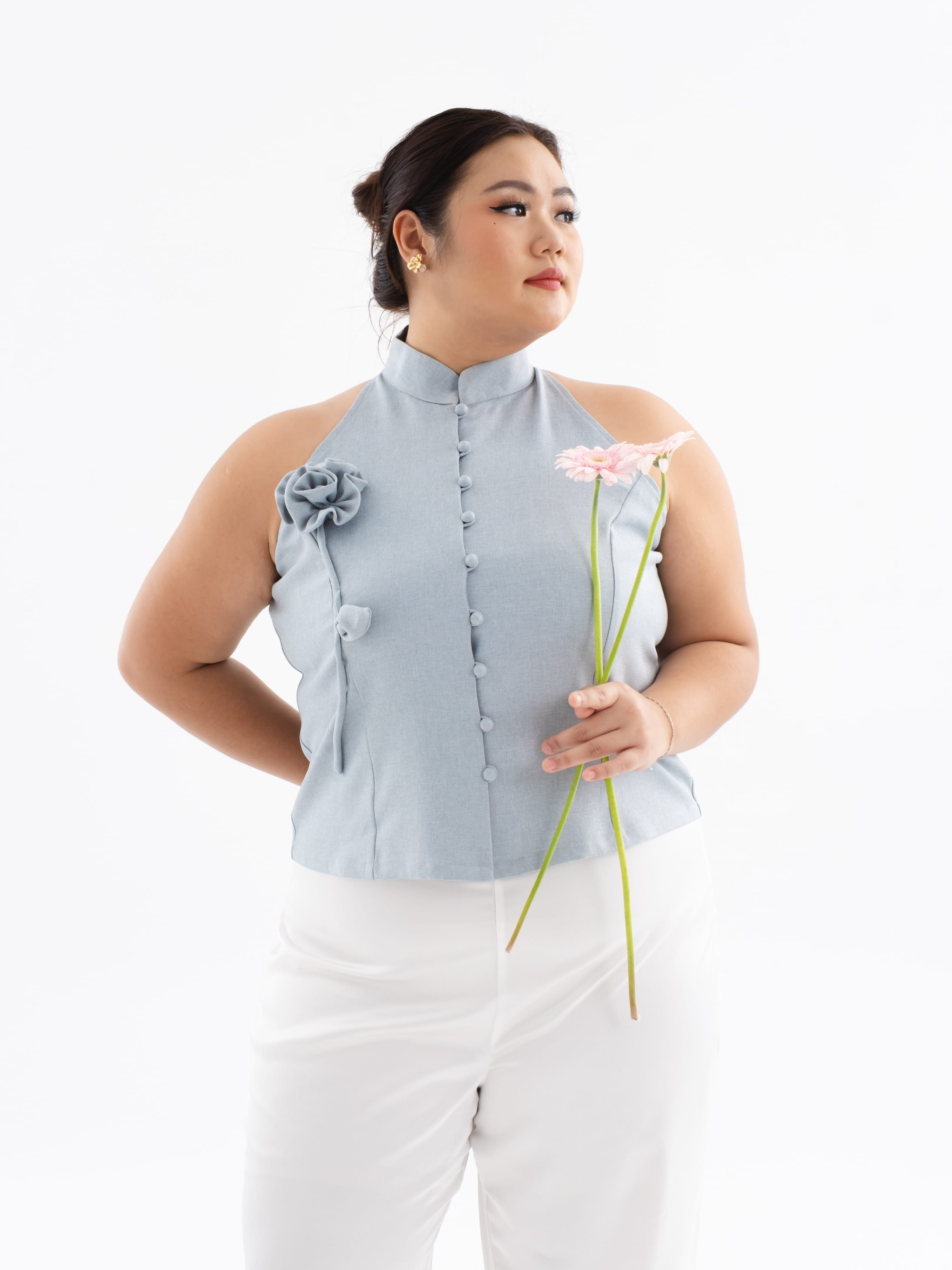 Ms Daisy [Bloom] - Rose Semi-Wool Top