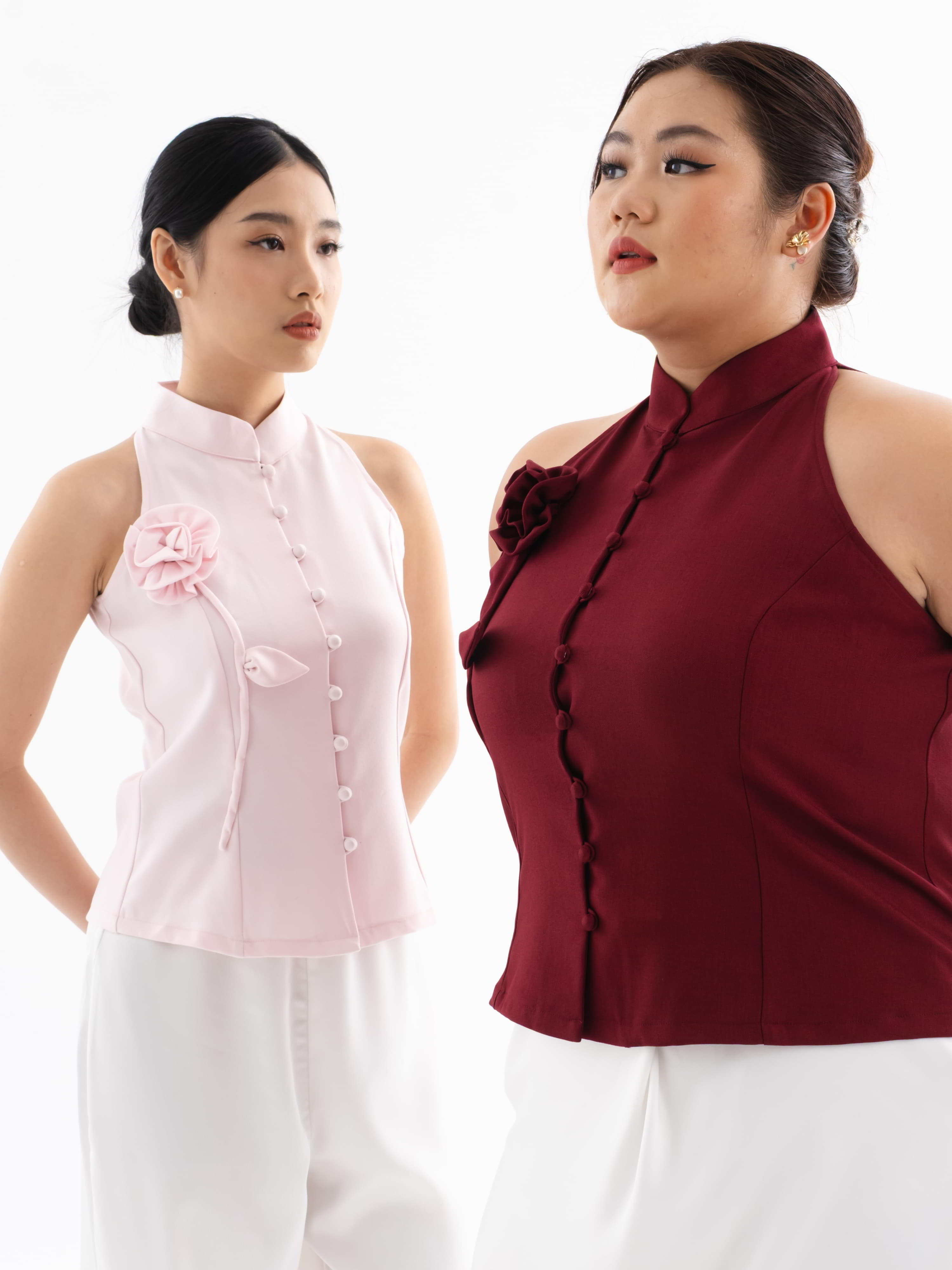 Ms Daisy [Bloom] - Rose Semi-Wool Top